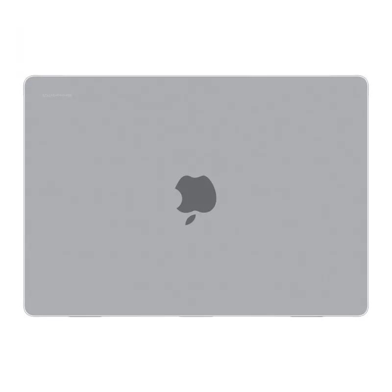 Abdeckung für MacBook Pro 16 Zoll (M4 2024 / M3 2023) von d bramante — Iceland Clear, passend für 40,6 cm Bildschirm, 348 g
