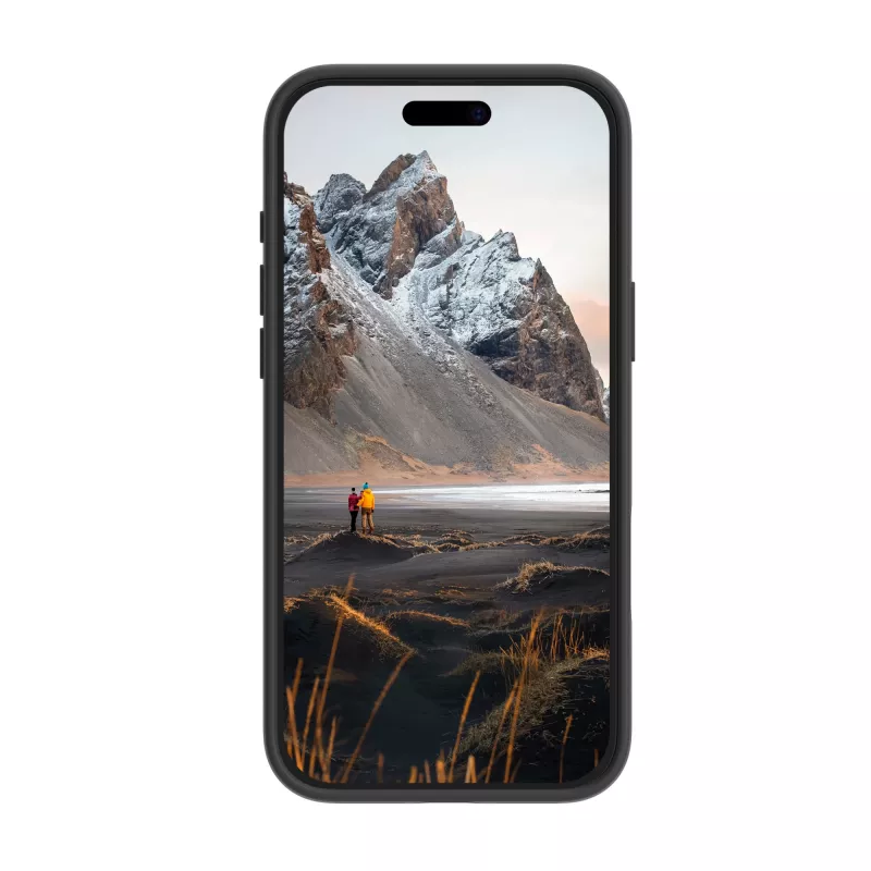 dbramante1928 Iceland Ultra D3O MS Kick - iPhone 16 Plus - Schwarze Rugged-Hülle