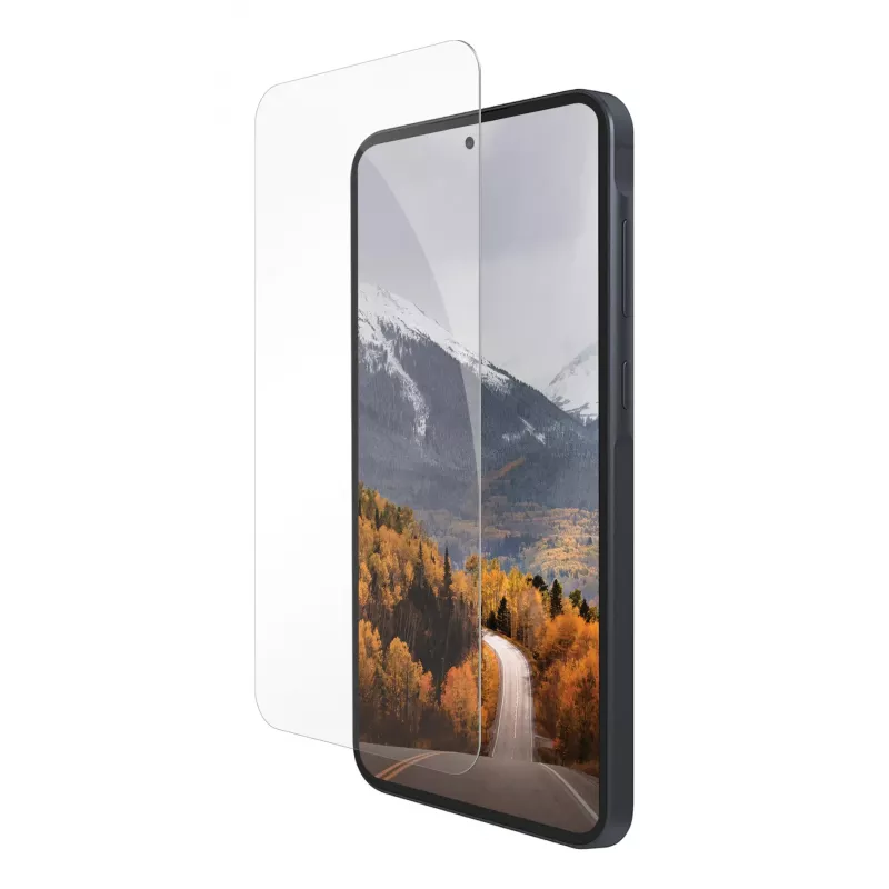 Klare Displayschutzfolie aus gehärtetem Glas d bramante dbramante1928 für Samsung Galaxy A55, 6,6 Zoll