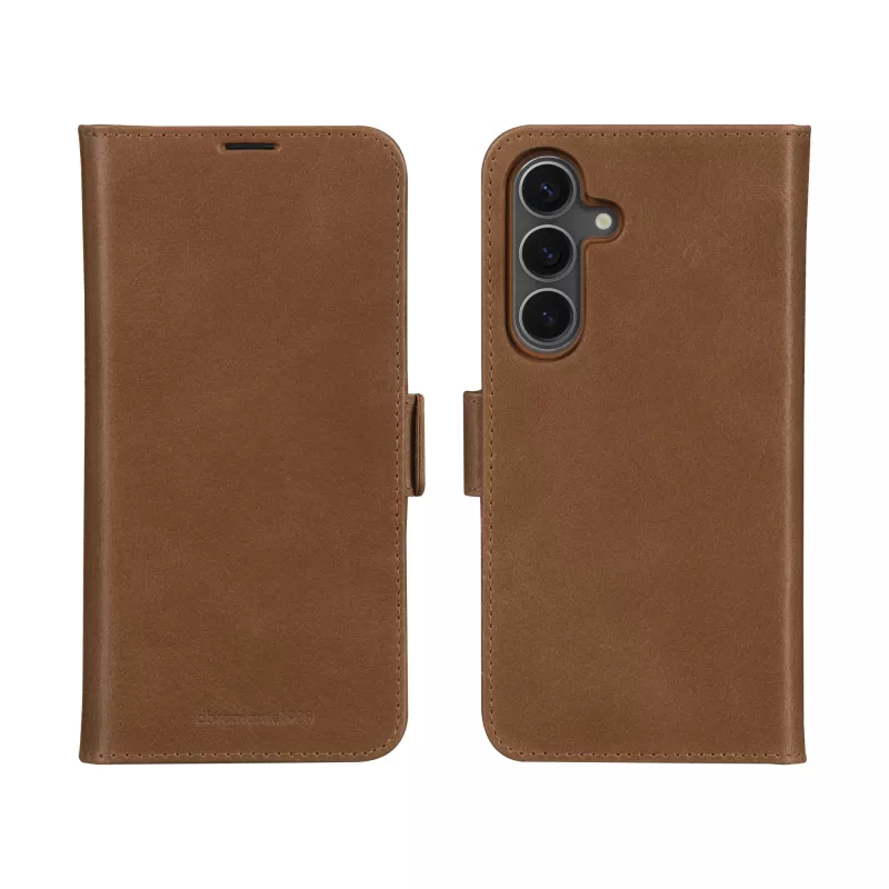 Flip Case dbramante1928 Lynge für Samsung Galaxy A56 5G – Tan, 3 Kartenfächer, passend für 6,7 Zoll (17 cm) Bildschirm
