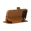 Wallet Case dbramante1928 Copenhagen für iPhone 17 Pro Max – Tan, 3 Kartenfächer, Tischständer