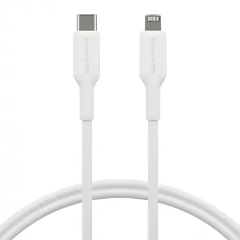 dbramante1928 re-charge - Kabel 1 m USB-C auf Lightning - W, 1 m, USB C, USB 2.0, 0,48 Gbit/s, Weiß