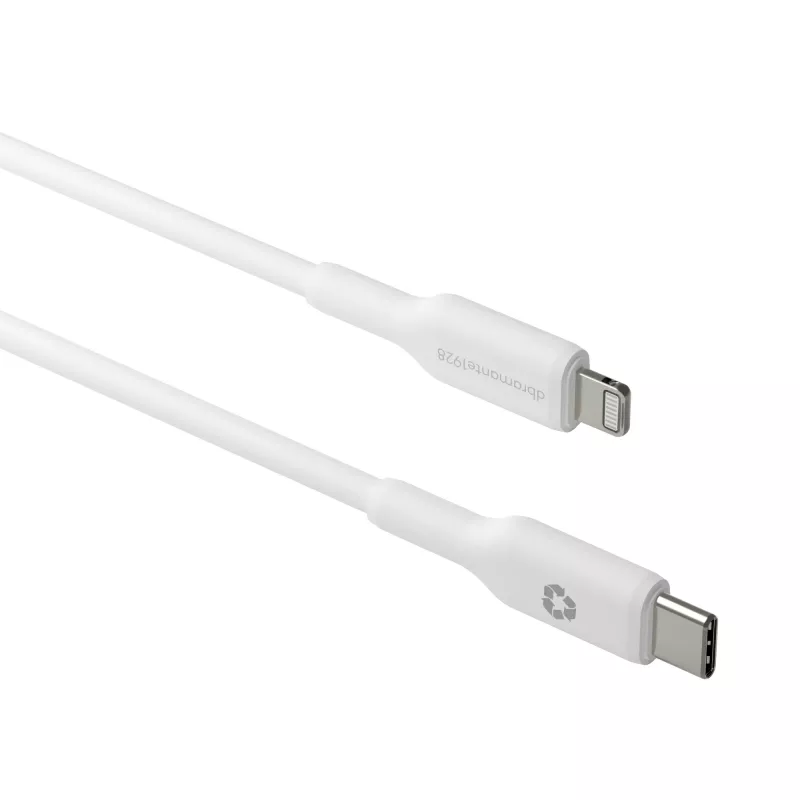 dbramante1928 re-charge - Kabel 1 m USB-C auf Lightning - W, 1 m, USB C, USB 2.0, 0,48 Gbit/s, Weiß