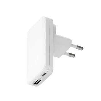 d bramante dbramante1928 Pro EU/US schlank Ladegerät — USB-C 20 W + USB-A 18 W, Weiß, AC für Innenräume