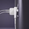 d bramante dbramante1928 Pro EU/US schlank Ladegerät — USB-C 20 W + USB-A 18 W, Weiß, AC für Innenräume
