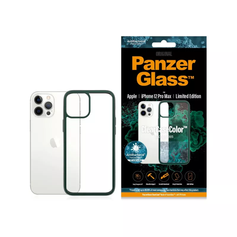 PanzerGlass ® ClearCaseColor™ iPhone 12 Pro Max - Racing Grün Limited Edition
