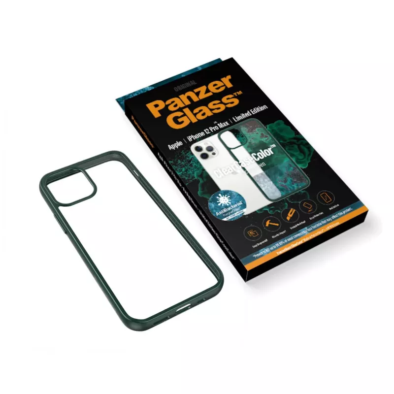 PanzerGlass ® ClearCaseColor™ iPhone 12 Pro Max - Racing Grün Limited Edition