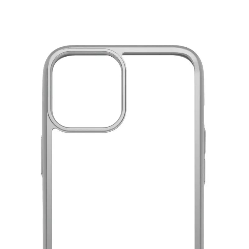 PanzerGlass ® ClearCaseColor™ iPhone 12 Pro Max - Satin Silver Limited Edition
