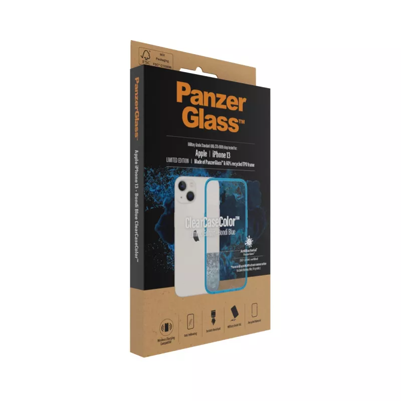 ClearCaseColor Hülle PanzerGlass Apple iPhone 13 Bondie Blue