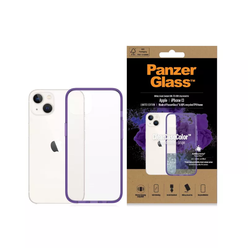 PanzerGlass ® ClearCaseColor™ iPhone 13 - Grape