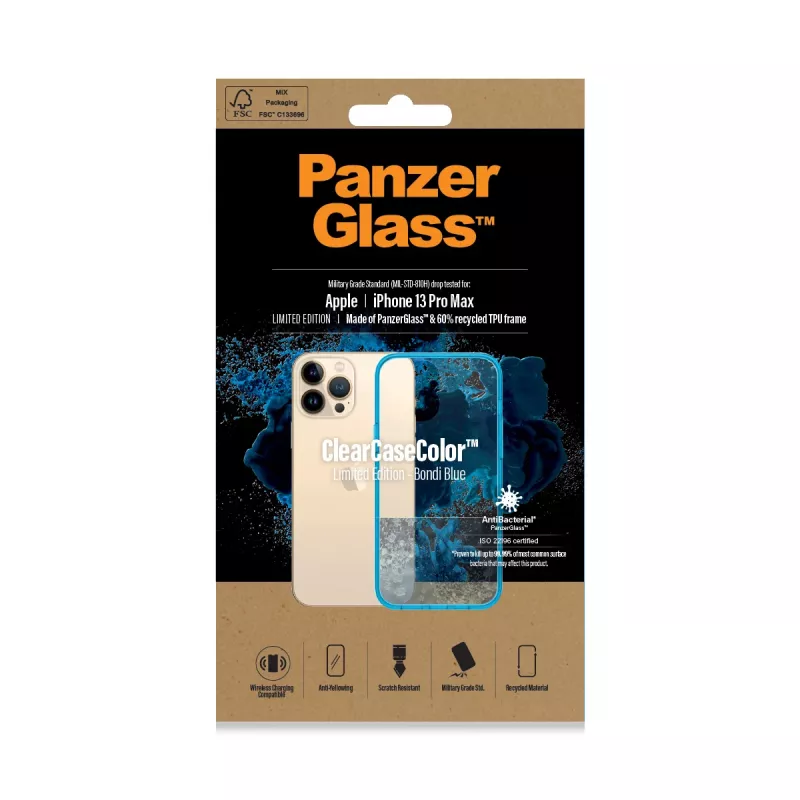 ClearCaseColor™ PanzerGlass Apple iPhone 13 Pro Max Bondie Blue