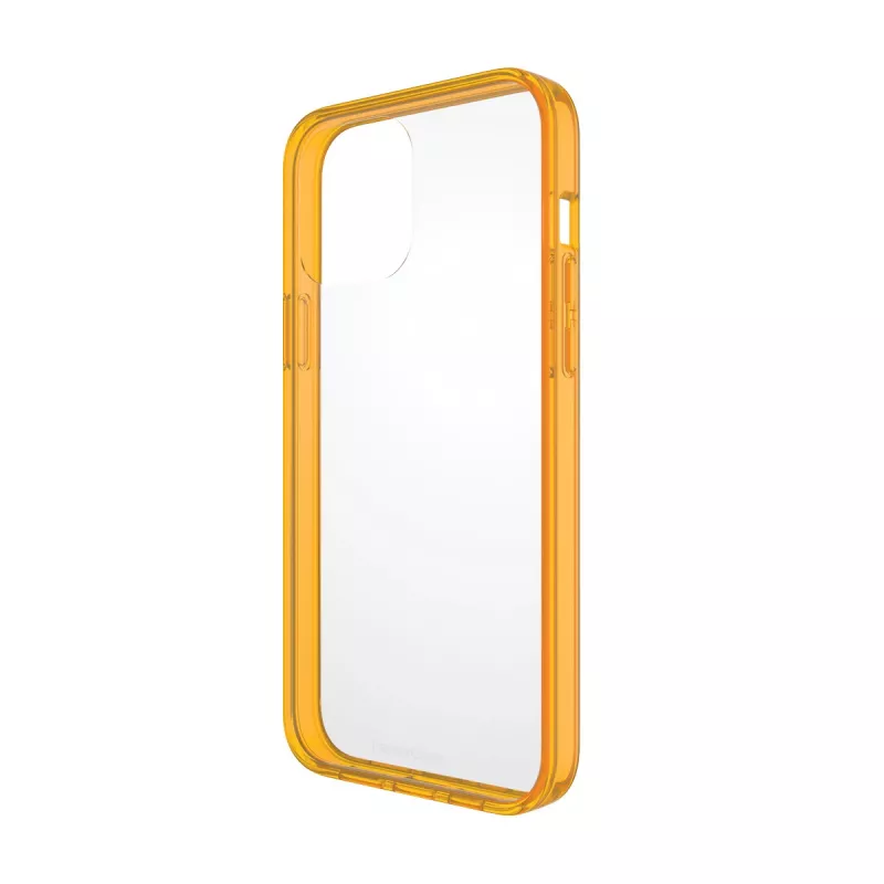 Schutzhülle ClearCaseColor PanzerGlass für iPhone 13 Pro Max 6,7 Zoll – PET und gehärtetes Glas, orange