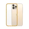 Schutzhülle ClearCaseColor PanzerGlass für iPhone 13 Pro Max 6,7 Zoll – PET und gehärtetes Glas, orange