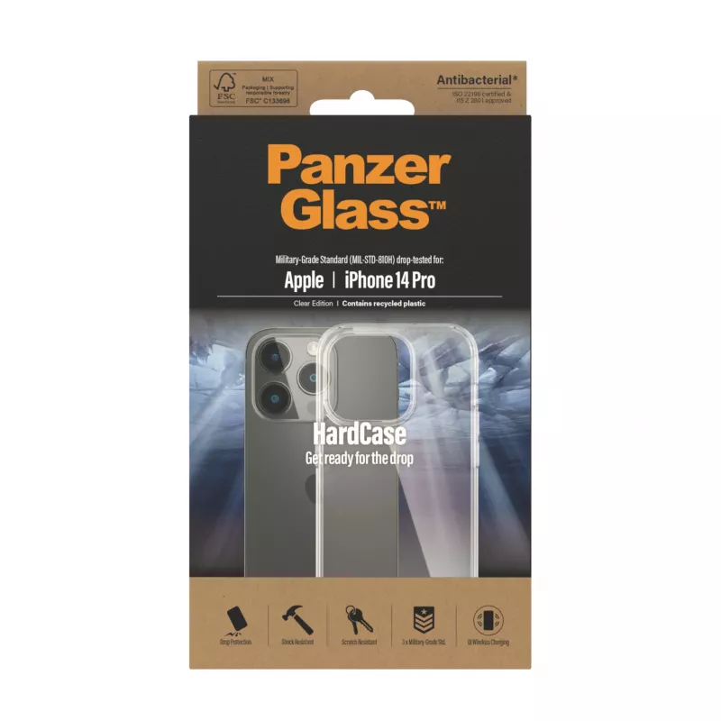 PanzerGlass ® HardCase iPhone 14 Pro | Clear