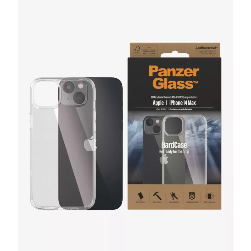 PanzerGlass HardCase Handyhülle 17 cm (6,7 Zoll) Cover Transparent