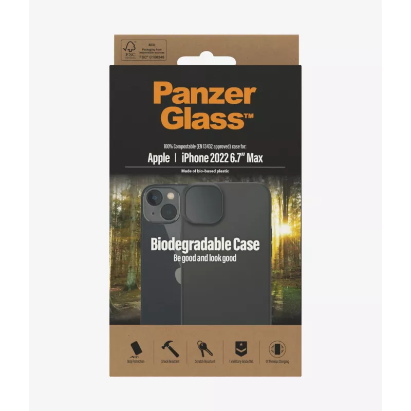 PanzerGlass Biologisch abbaubare Handyhülle 17 cm (6,7 Zoll)
