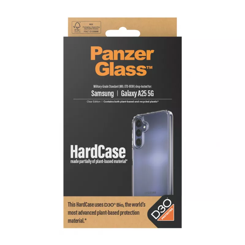 PanzerGlass® HardCase Transparent mit D3O® Samsung Galaxy A25 5G