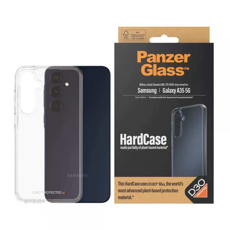 PanzerGlass® HardCase Transparent mit D3O® Samsung Galaxy A35 5G