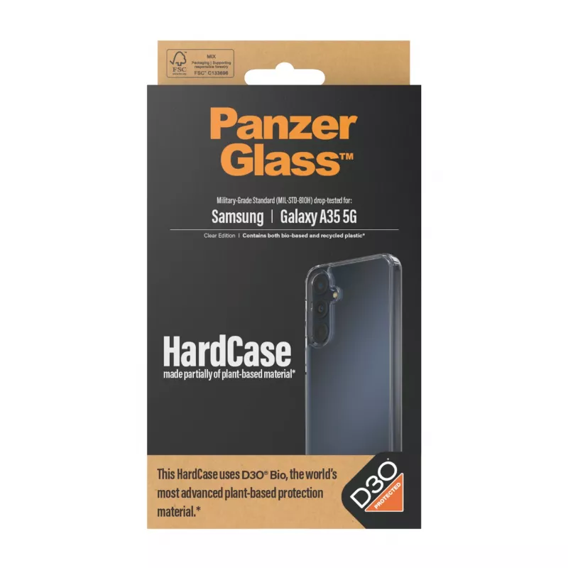 PanzerGlass® HardCase Transparent mit D3O® Samsung Galaxy A35 5G