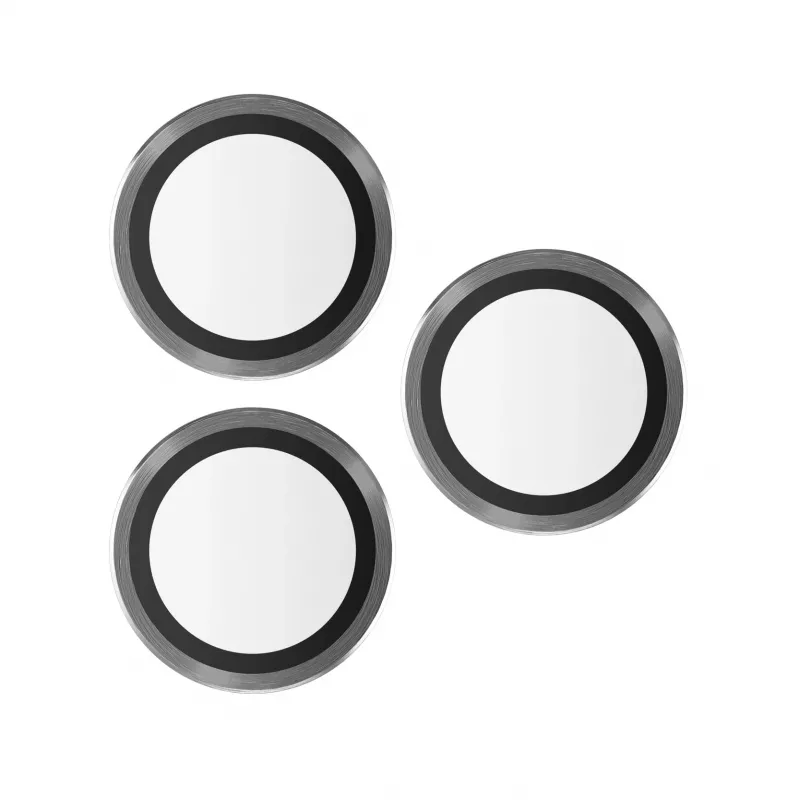 PanzerGlass Hoops Kameralinsen-Schutz für iPhone 13 Pro 13 Pro Max Schwarz Kratzfest