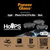 PanzerGlass Hoops Kameralinsen-Schutz für iPhone 13 Pro 13 Pro Max Schwarz Kratzfest