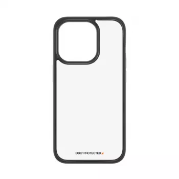 PanzerGlass ® ClearCase Transparent mit schwarzem Rahmen & D3O® für iPhone 15 Pro