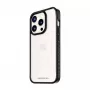 PanzerGlass ® ClearCase Transparent mit schwarzem Rahmen & D3O® für iPhone 15 Pro