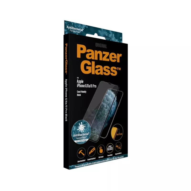 PanzerGlass ® Displayschutzfolie iPhone 11 Pro | Xs | X | Edge-to-Edge