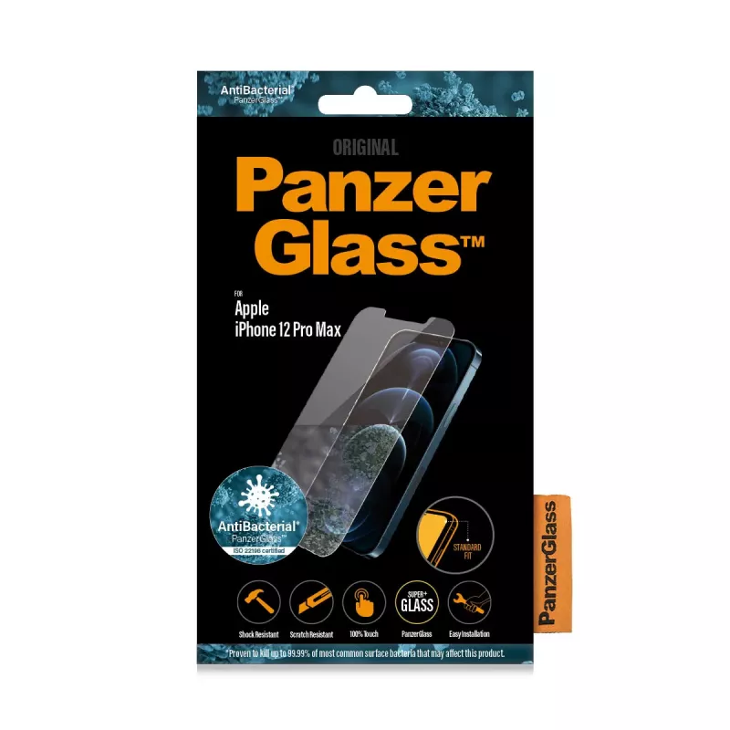 Bildschirmschutzfolie PanzerGlass Apple iPhone 12 Pro Max Standard Fit
