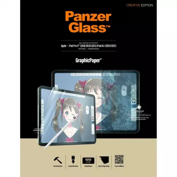 PanzerGlass ® GraphicPaper® Displayschutzfolie iPad Pro 11″ (2018, 2020-2022, 2024) | iPad Air 10.9″ (2020, 2022)
