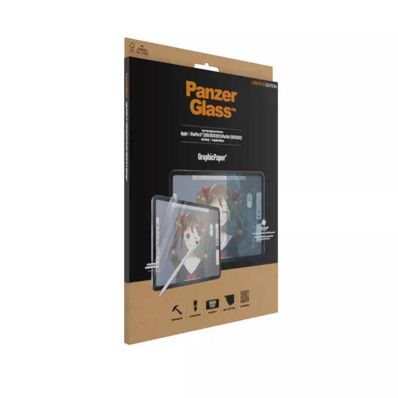 PanzerGlass ® GraphicPaper® Displayschutzfolie iPad Pro 11″ (2018, 2020-2022, 2024) | iPad Air 10.9″ (2020, 2022)