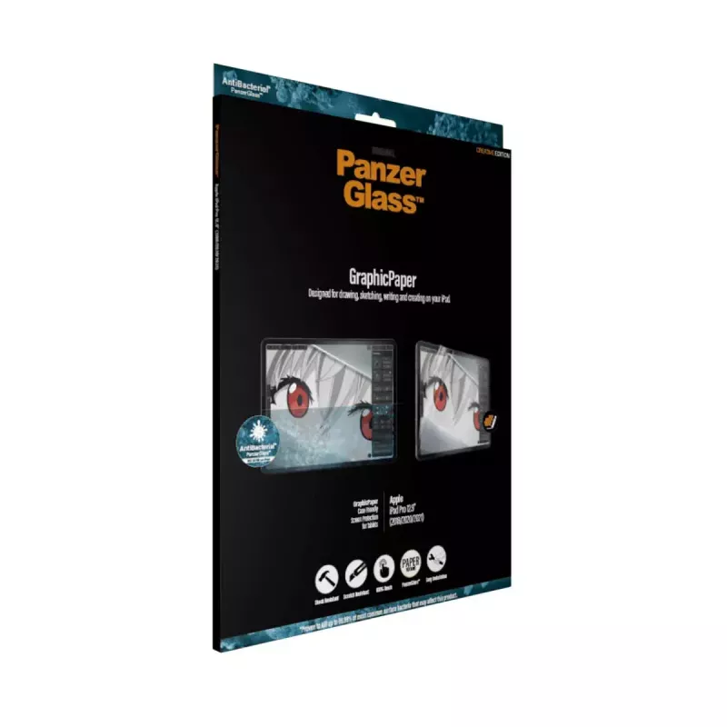 PanzerGlass ® GraphicPaper® Displayschutzfolie iPad Pro 12,9'' (2018–2022) | Ultrabreite Passform