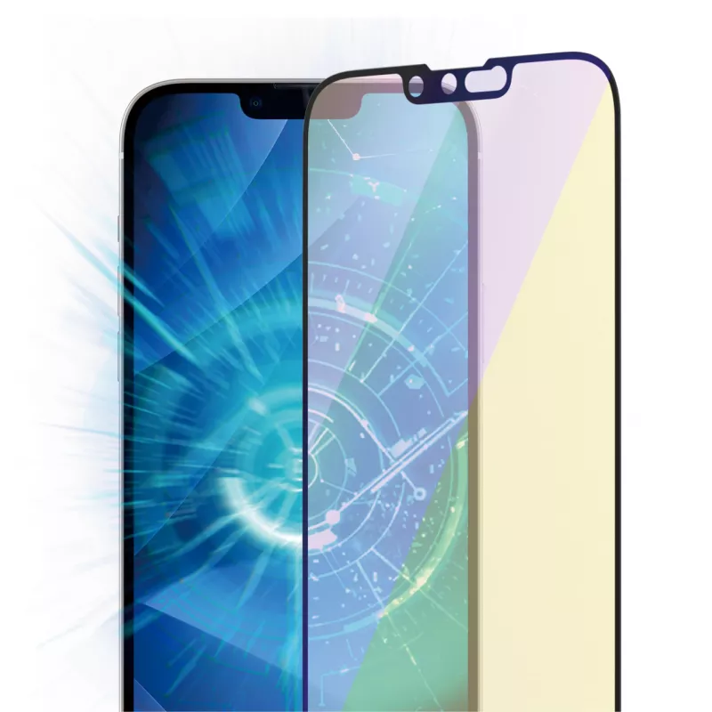 PanzerGlass ® Anti-Blaulicht Displayschutz iPhone 14 Plus | 13 Pro Max | Ultra-Wide Fit mit EasyAligner