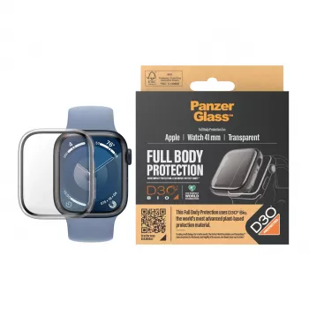 PanzerGlass Displayschutzfolie Full Body Apple Watch Series 9 41mm Transparent