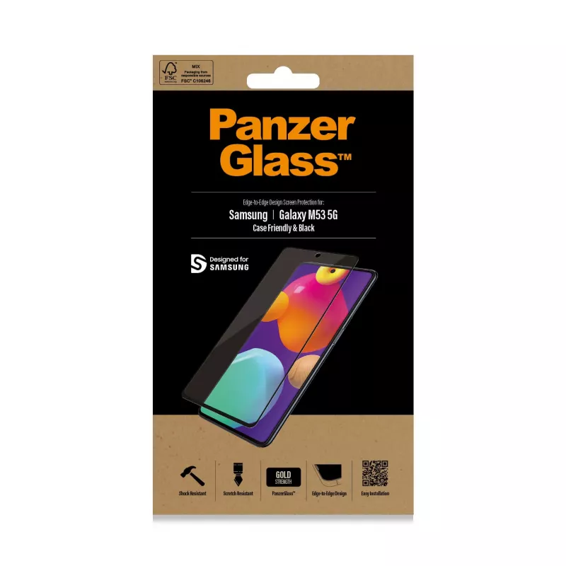 PanzerGlass® Displayschutz Samsung Galaxy M53 5G | M54 5G | Ultra-Wide Fit