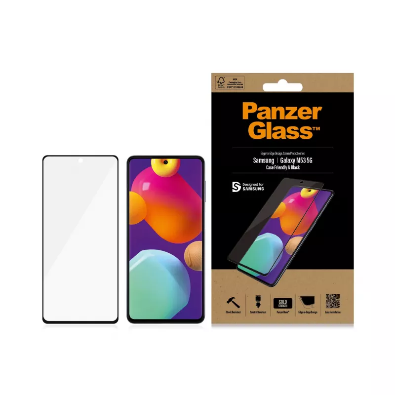 PanzerGlass® Displayschutz Samsung Galaxy M53 5G | M54 5G | Ultra-Wide Fit