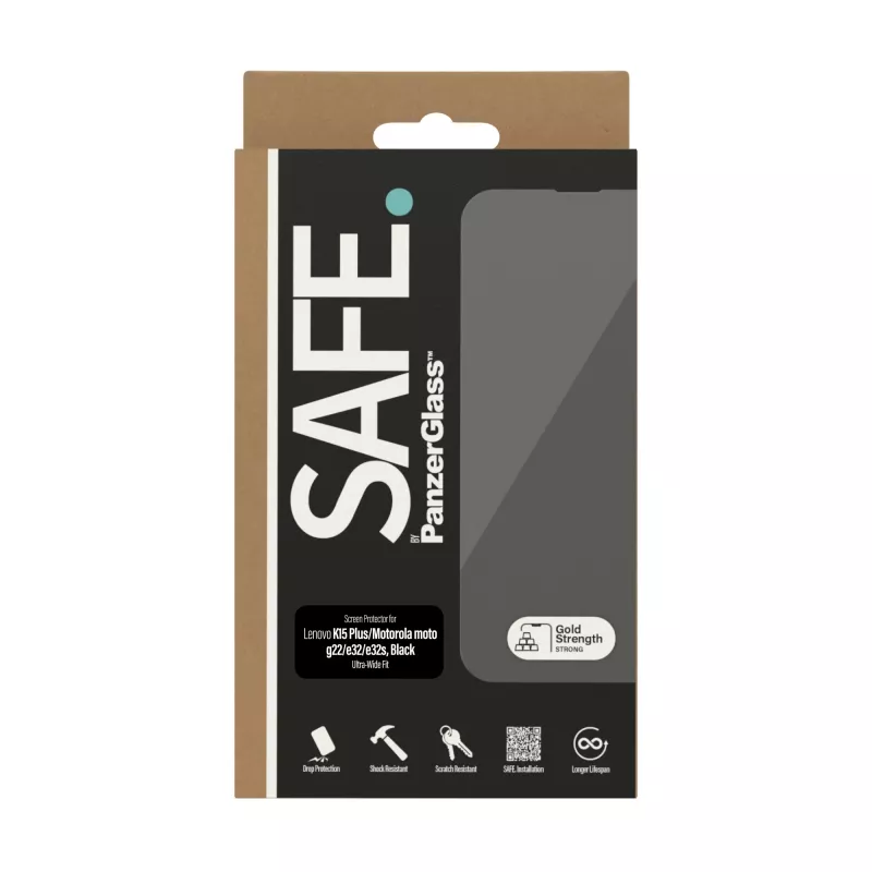 PanzerGlass SAFE. by ® Displayschutzfolie Lenovo K15 Plus | Motorola moto g22 | e32 | e32s