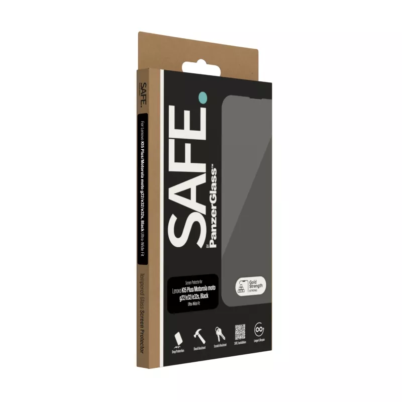 PanzerGlass SAFE. by ® Displayschutzfolie Lenovo K15 Plus | Motorola moto g22 | e32 | e32s