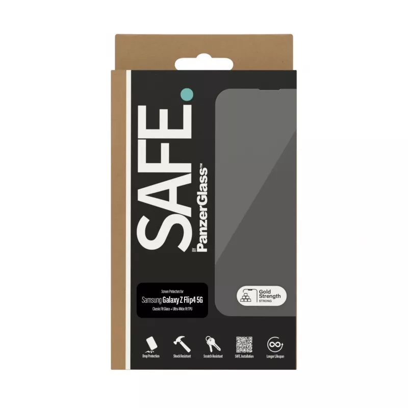 PanzerGlass SAFE. by ® Displayschutz Samsung Galaxy Z Flip4 5G