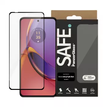 PanzerGlass SAFE. by ® Displayschutz Motorola MOTO G84 5G | G72 | Ultra-Wide Fit