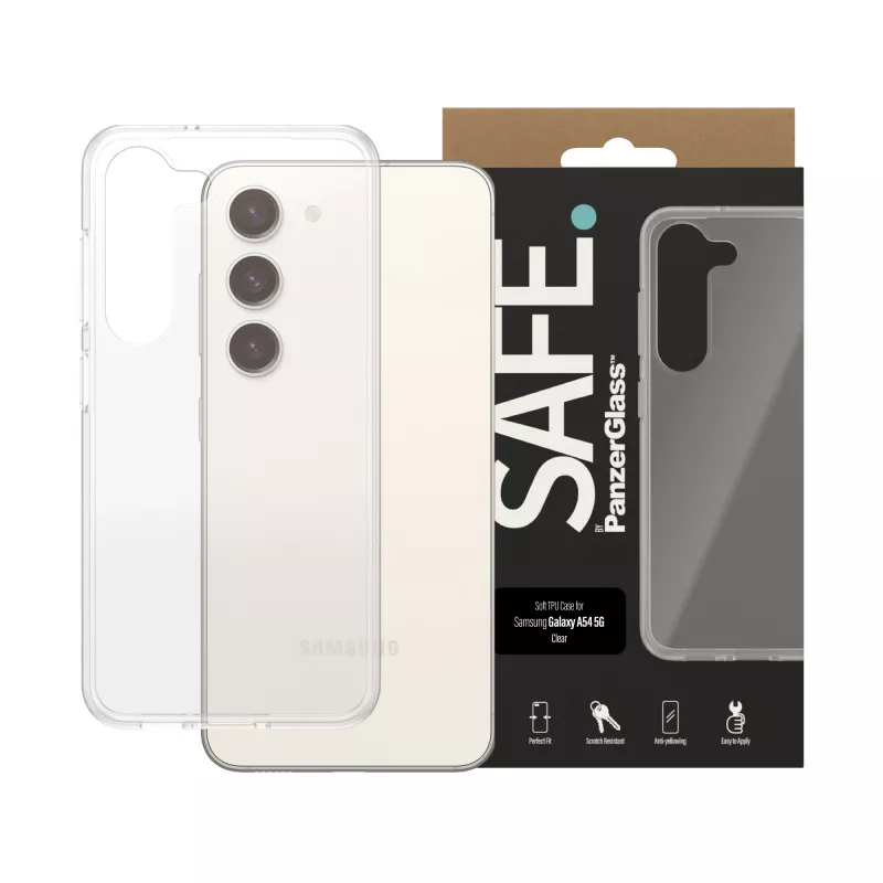 PanzerGlass SAFE. by ® TPU-Hülle Samsung Galaxy S23 | Transparent