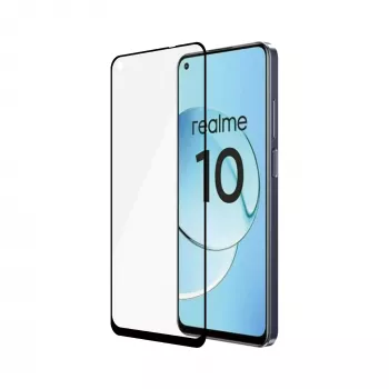 Gehärtetes Panzerglas PanzerGlass SAFE für Realme 10 — Ultra-Wide Fit, Schwarz