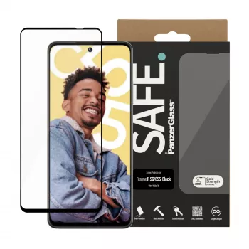 PanzerGlass SAFE. by ® Displayschutzfolie Realme 11 5G | C55 | Ultra-Wide Fit