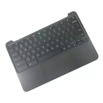 Laptop-Gehäusebasis mit nordischer Tastatur HP 917442-DH1 für HP Chromebook 11 G5, schwarz