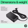 HP 65W Smart AC Adapter, Laptop, Innenbereich, 65 W, Kompatibel mit HP ProBook 440 G6 Notebook PC; HP ProBook 450 G6 Notebook PC; HP ProBook x360 11..., Business, Schwarz