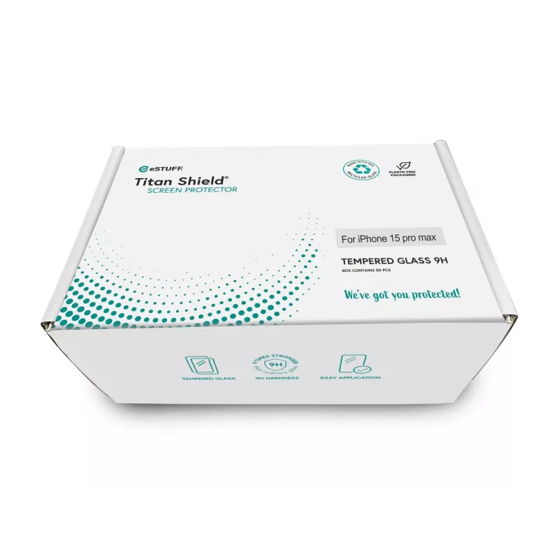 eSTUFF ES501416-50BULK Handy-Bildschirm-/Rückseitenschutzfolie Transparente Displayschutzfolie Apple 1 Stk.