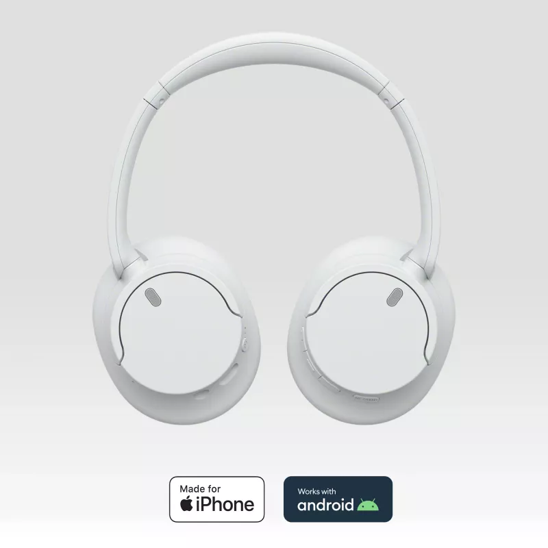 Sony WH-CH720 Headset Kabelgebunden & Kabellos Kopfbügel Anrufe/Musik USB Type-C Bluetooth Weiß