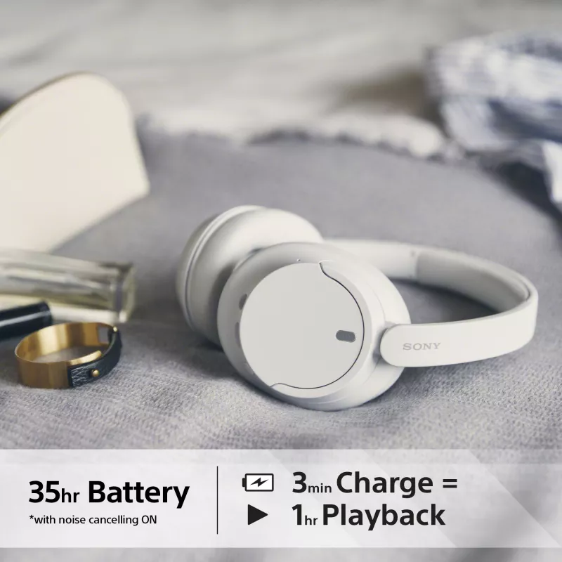 Sony WH-CH720 Headset Kabelgebunden & Kabellos Kopfbügel Anrufe/Musik USB Type-C Bluetooth Weiß