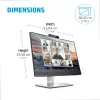 HP E24m G4 Computer-Monitor 60,5 cm (23,8 Zoll) 1920 x 1080 Pixel Full HD Schwarz, Silber