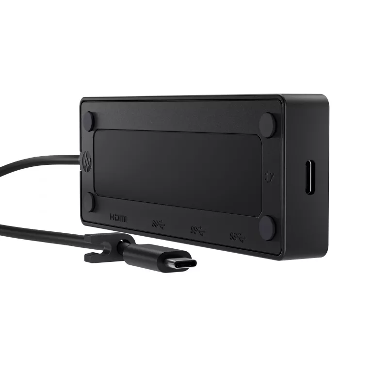 USB-C Travel Hub G3 — HP, USB-3.2-Gen-2-Typ-C-Host, HDMI, USB-A, PD bis zu 65 W, 116×41,9×14,5 mm